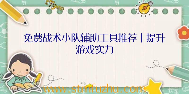 免费战术小队辅助工具推荐|提升游戏实力